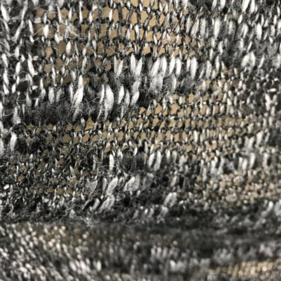 Ilook Oversized Sheer Knit Gray Hi-Low Sweater Top - Picture 3 of 8